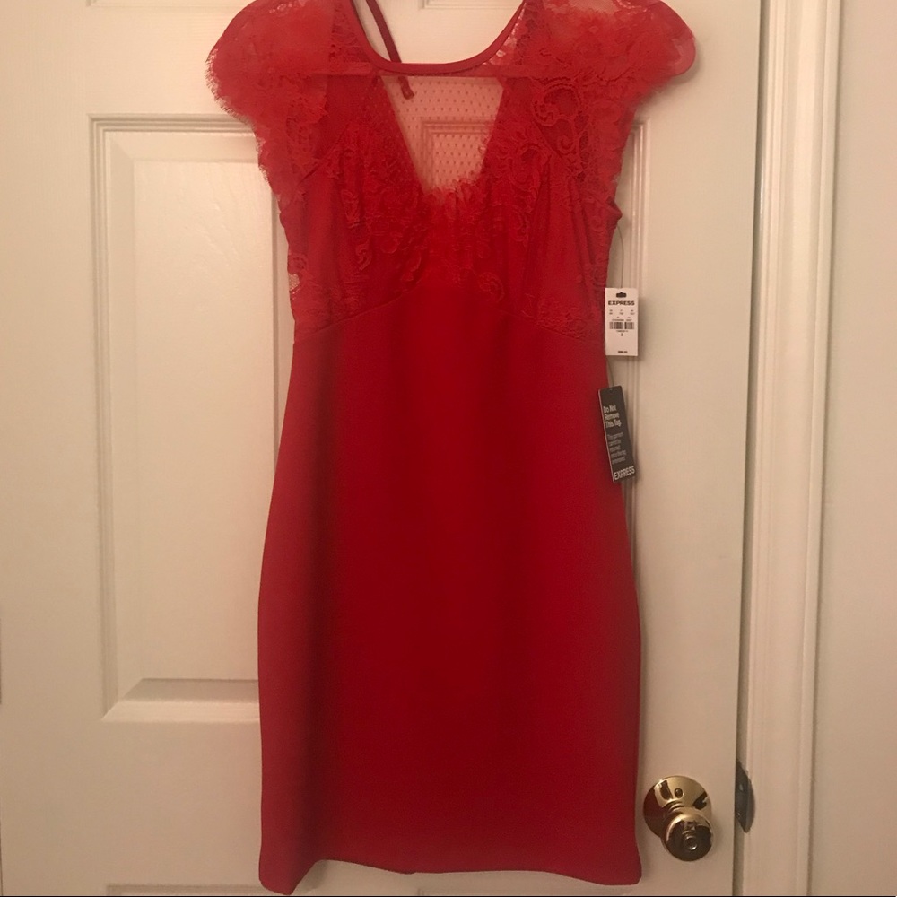 Sexy red dress